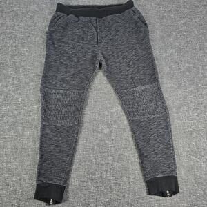 Zara Man Grey Joggers Size XL Zipper Gym Casual Loungewear